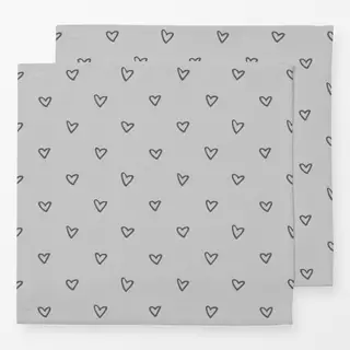 Servietten LOVE FIRST Herzchen 2