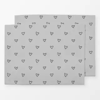 Tischset LOVE FIRST Herzchen 2