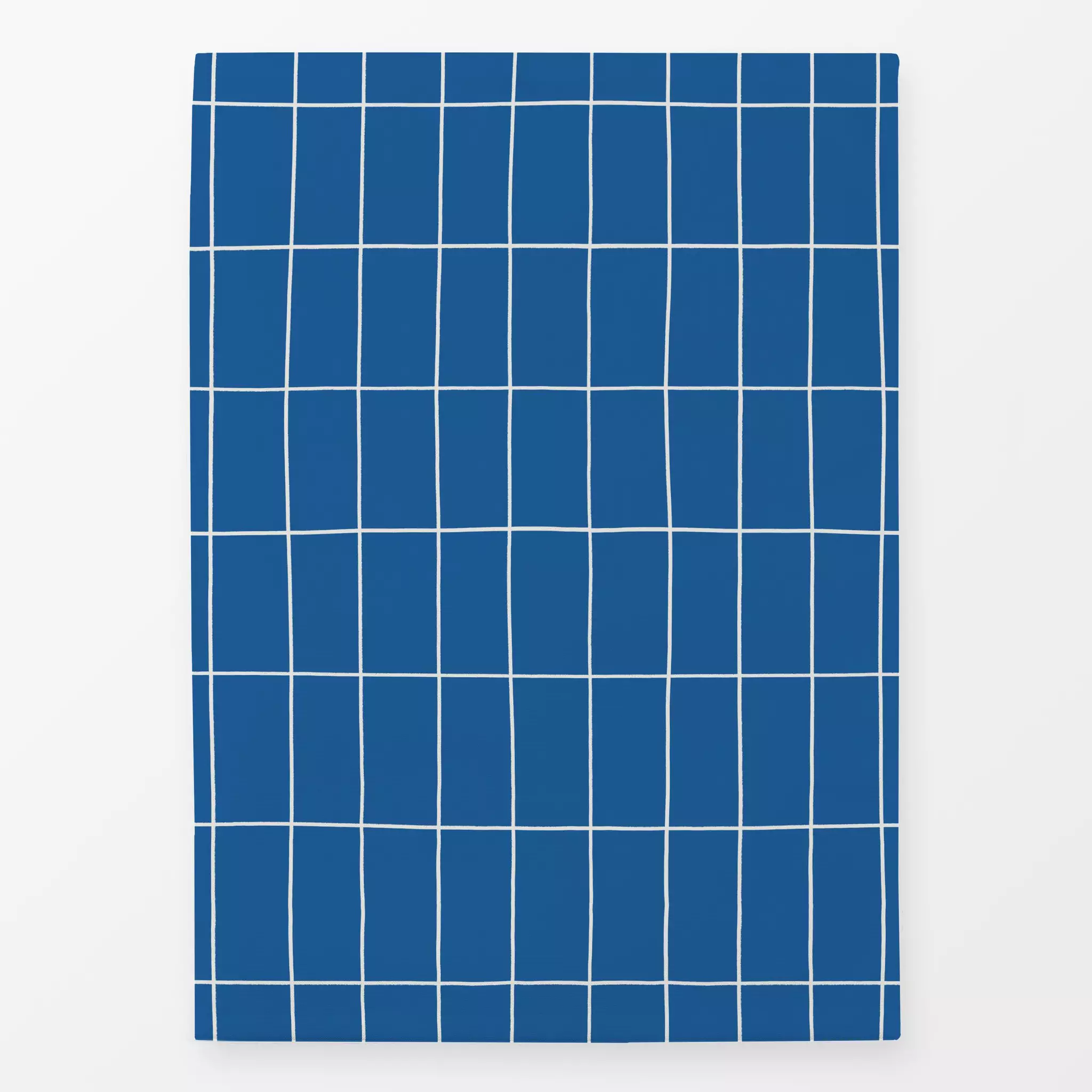 Geschirrtücher Karo Mania Grid 4 - Symbole & Muster - von „Primus Pattern"; linie, Linien, Blaugrau, Sommer, grid, Karo, out...