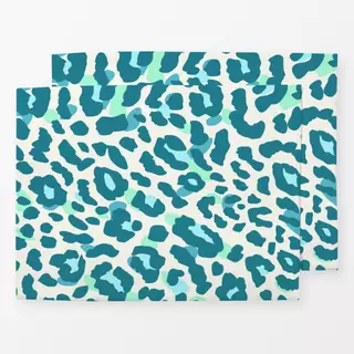 Tischset Farbfreude Leopard Animal 2
