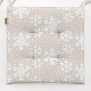 Sitzkissen Let It Snow 3 Weihnachten