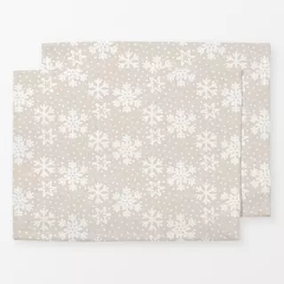 Tischset Let It Snow 3 Weihnachten