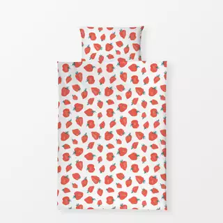 Bettwäsche Erdbeeren 2