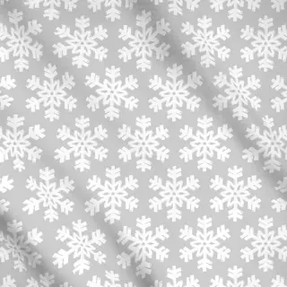 Meterware Winterzauber Schneekristall 2