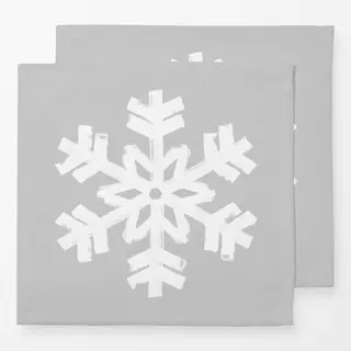 Servietten Winterzauber Schneekristall 2