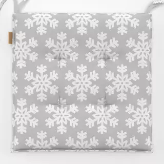 Sitzkissen Winterzauber Schneekristall 2
