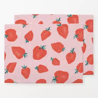 Tischset Erdbeeren 1