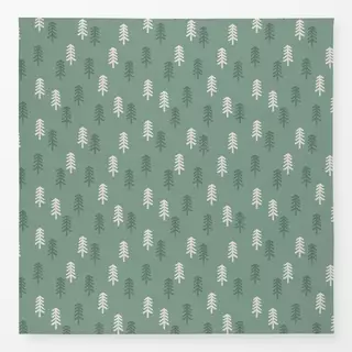 Tischdecke Winterzauber Tannenwald 4