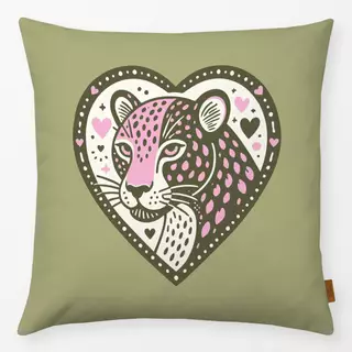 Kissen SAFARI Leopard Herz 1