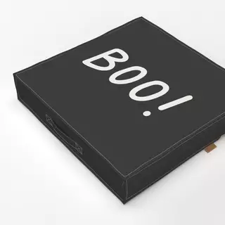 Bodenkissen Boo beige anthrazit