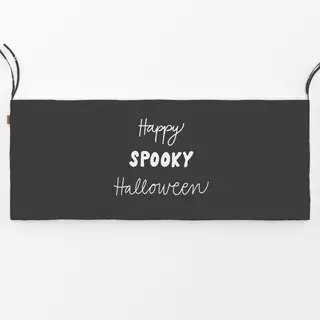 Bankauflage Happy Spooky Halloween dunkel