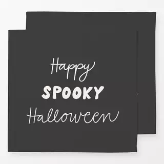 Servietten Happy Spooky Halloween dunkel