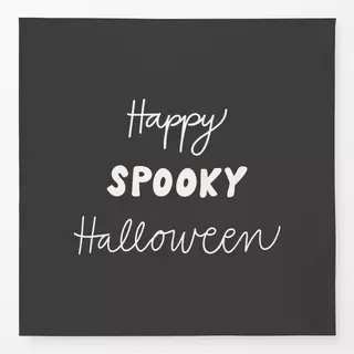 Tischdecke Happy Spooky Halloween dunkel