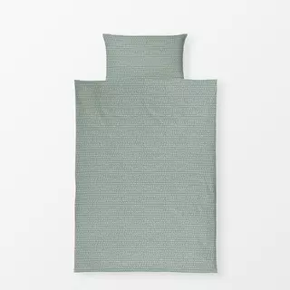 Bettwäsche Mini Streifen naturals green