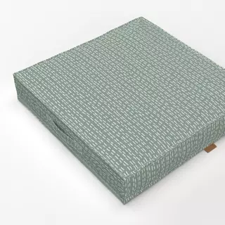 Bodenkissen Mini Streifen naturals green