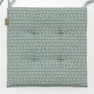 Sitzkissen Mini Streifen naturals green