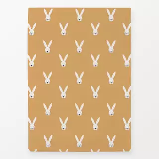 Geschirrtücher Happy Bunny yellow orange