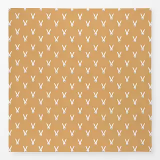 Tischdecke Happy Bunny yellow orange