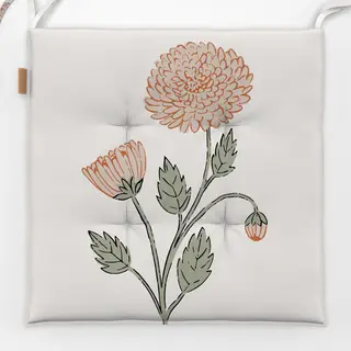 Sitzkissen Chrysantheme