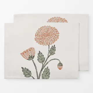 Tischset Chrysantheme