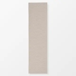 Tischläufer Beige auf Sand