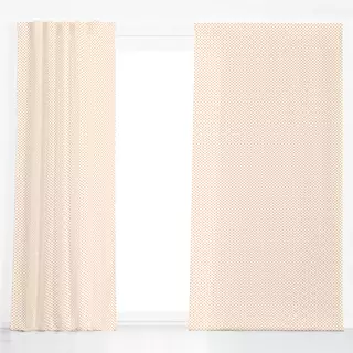 Dekovorhang Rot Beige