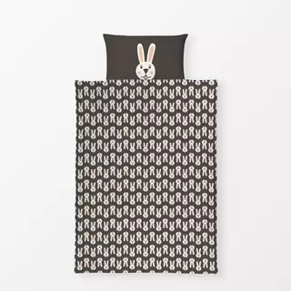 Bettwäsche Funny Bunny Charcoal