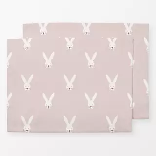 Tischset Happy Bunny rosa