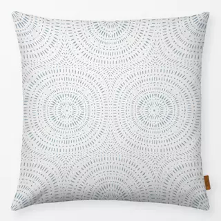 Kissen Circles Blau Grau
