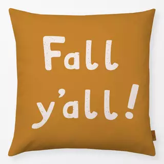Kissen Fall y'all Gelb