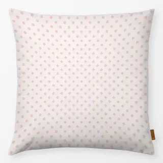 Kissen Punkte Polkadot Rosa Beige