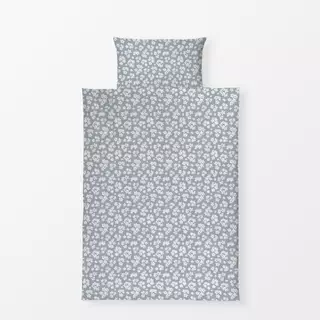 Bettwäsche Cute Blossoms naturals blau