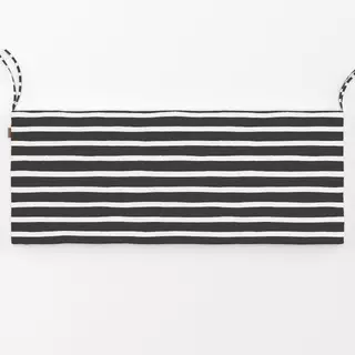 Bankauflage Stripes beige anthrazit