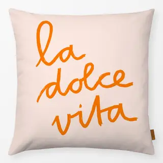 Kissen La Dolce Vita Orange Wende