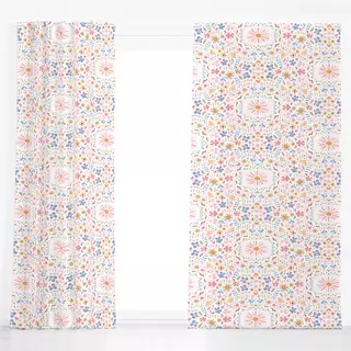 Dekovorhang Summer Floral multicolor