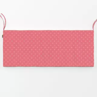 Bankauflage Flower Geo pink rosa