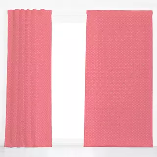 Dekovorhang Flower Geo pink rosa