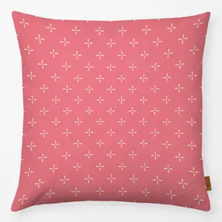 Kissen Flower Geo pink rosa