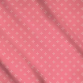 Meterware Flower Geo pink rosa
