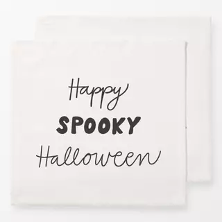 Servietten Happy Spooky Halloween beige
