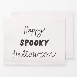 Tischset Happy Spooky Halloween beige