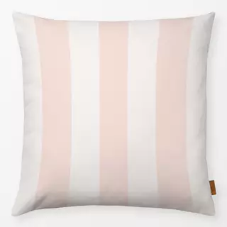 Kissen Streifen Vertikal Beige Rosa