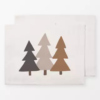 Tischset Trees braun Motiv