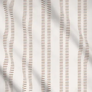 Meterware Boho Braun auf Beige