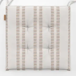 Sitzkissen Boho Braun auf Beige