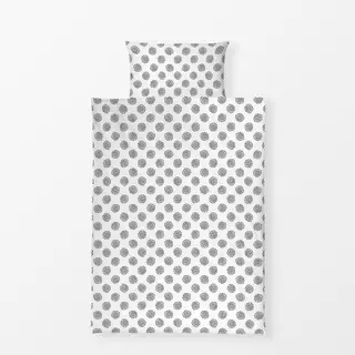 Bettwäsche Dotty Dots schwarzweiß