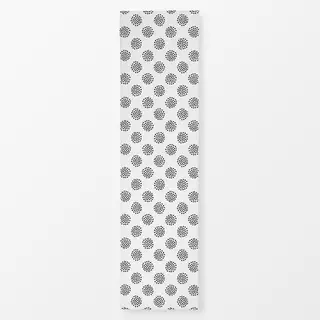 Tischläufer Dotty Dots schwarzweiß
