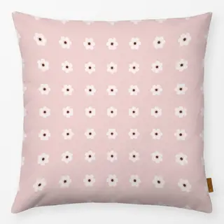 Kissen Blümchen Beige Rosa