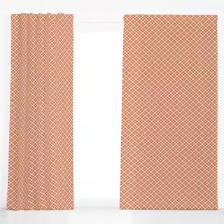 Dekovorhang Multicolour Braun Boho