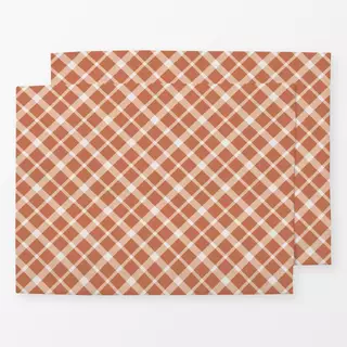 Tischset Multicolour Braun Boho